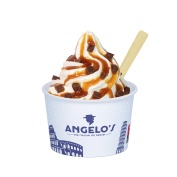 Sundae Extra Caramel Brownie,Angelo;Normaal 3,35 - Groot 3,85